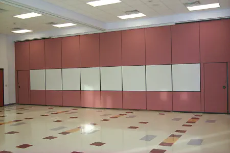 A full wall operable partition